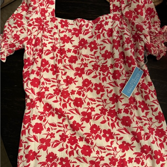 Women's DRAPER JAMES RSVP™ Puff-Sleeve Mini Dress NWT XL - Picture 4 of 5